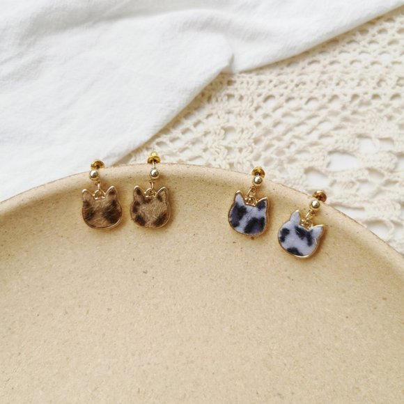 ❤️🔥𝕤𝕒𝕝𝕖❤️🔥 🐱 furry cat earrings - Picture 5 of 8
